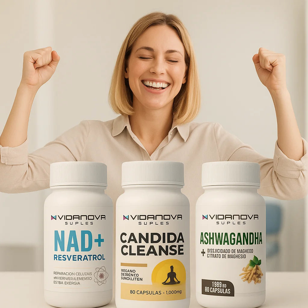 PACK COMBINABLE: NAD+ | ASHWAGANDHA | CANDIDA CLEANSE