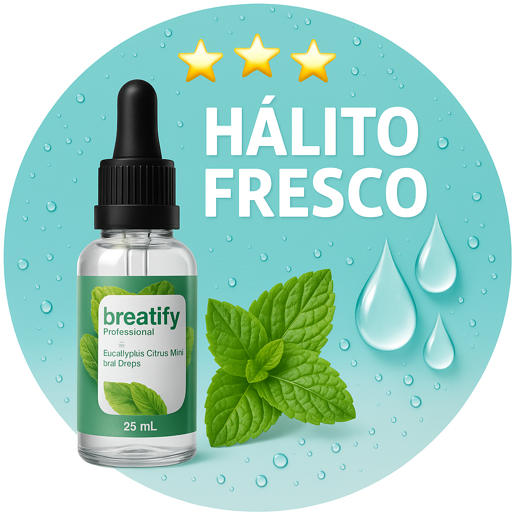 Breatify – Spray Bucal Natural 25 mL | Frescura Instantánea en Segundos