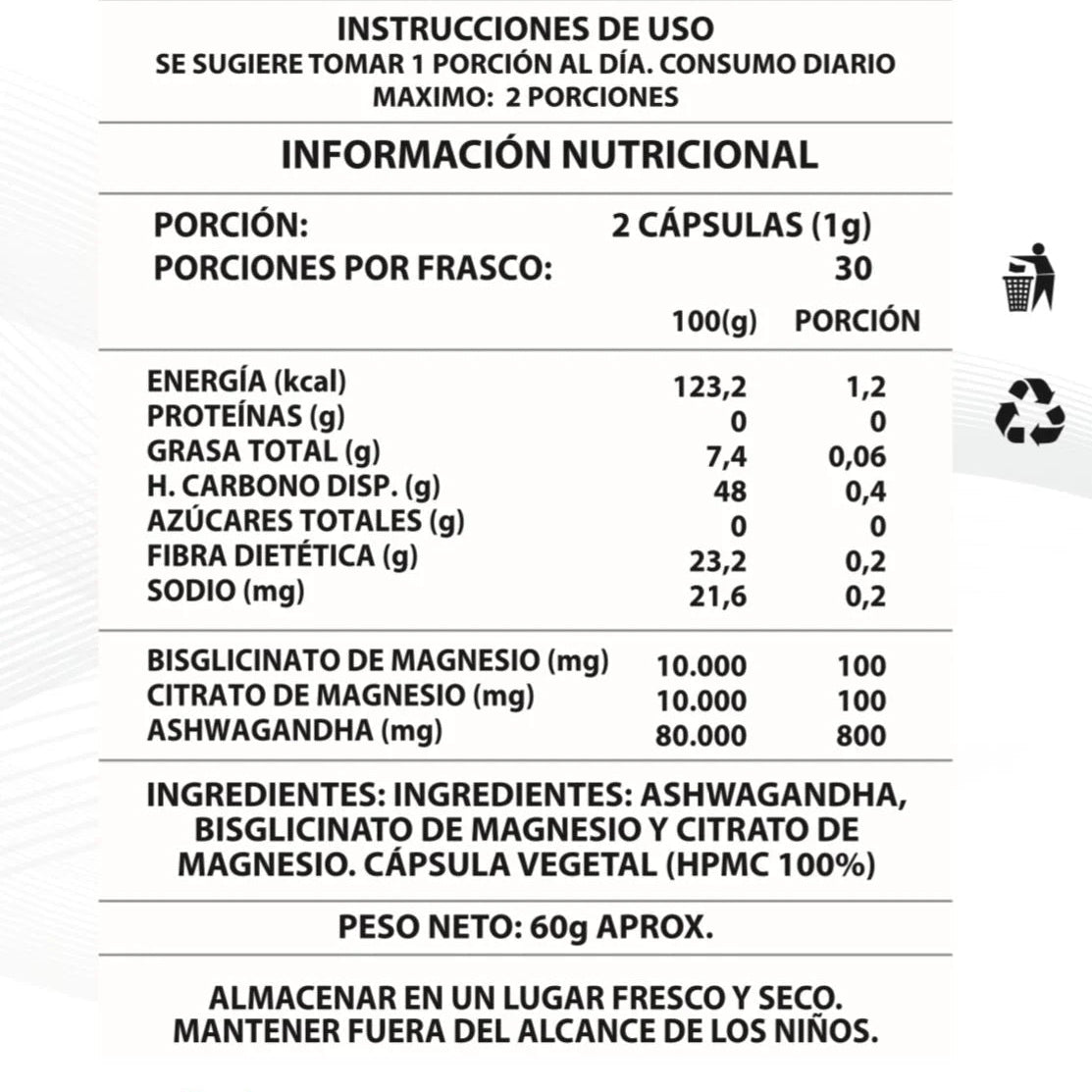 Pack de Ashwagandha y NAD+: Energía de un atleta y el Enfoque de un monje