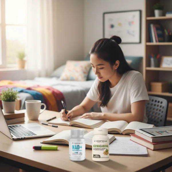 Pack de Ashwagandha y NAD+: Energía de un atleta y el Enfoque de un monje