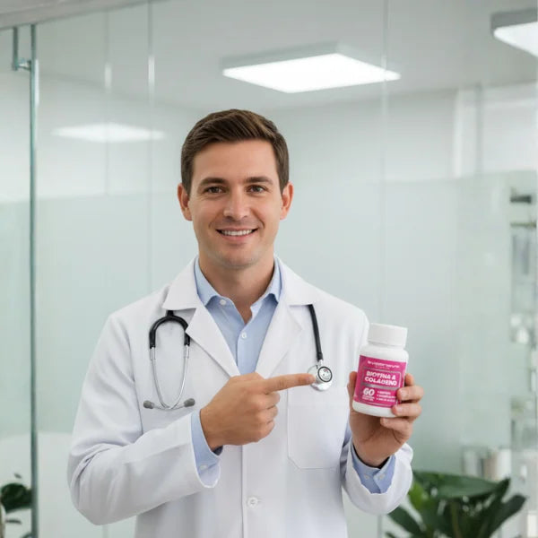 ✨BIOTINA + COLÁGENO 1000MG 60CAPS- Belleza que Se Siente. Resultados que Se Ven.