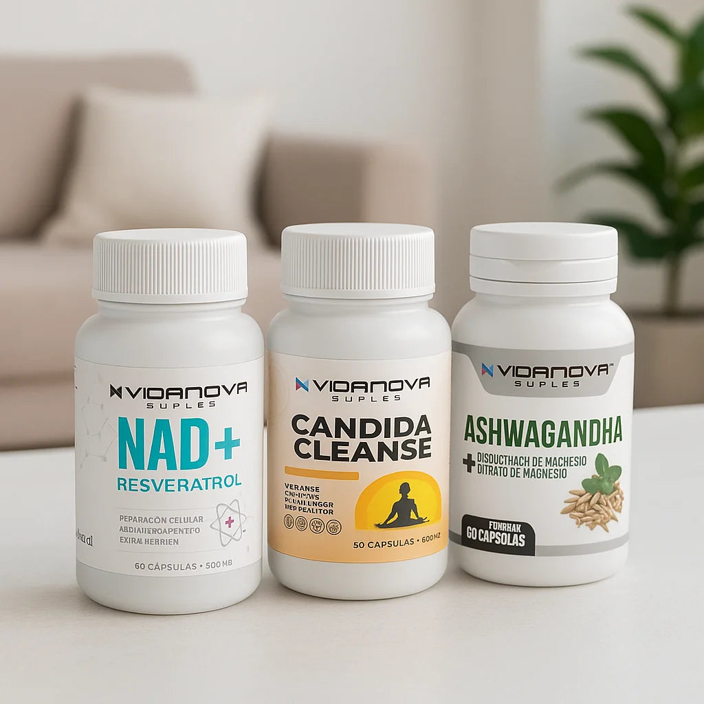 PACK COMBINABLE: NAD+ | ASHWAGANDHA | CANDIDA CLEANSE