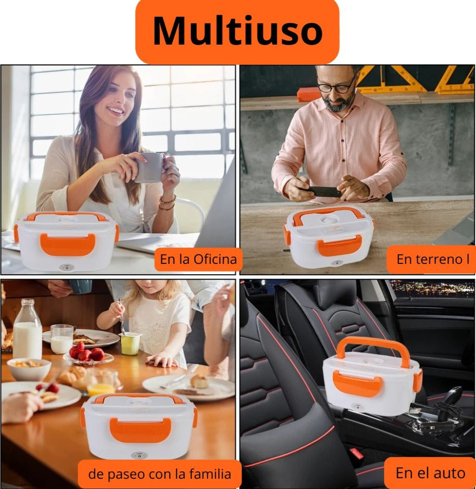 HeatBox - ¡La lonchera eléctrica portátil que calienta tu comida donde sea!